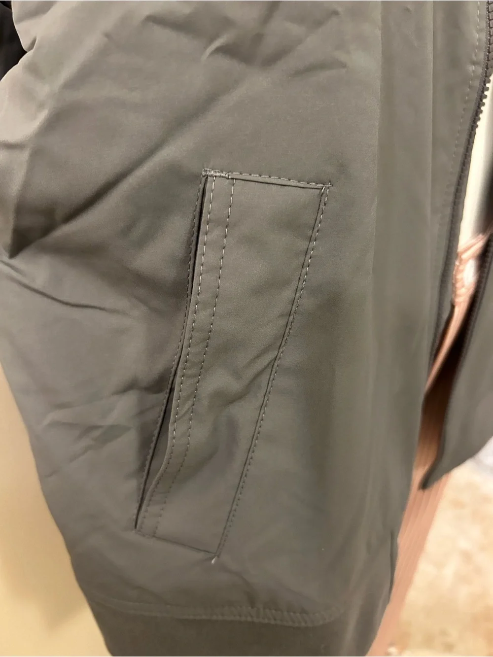 🩶🧥 BANANA REPUBLIC MEN’S FULL ZIP JACKET grey 🧥🩶NWT size Large